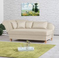 Selma Recamiere mit Armteil links klappbar beige