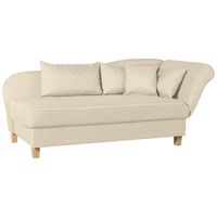 Selma Recamiere mit Armteil rechts klappbar beige