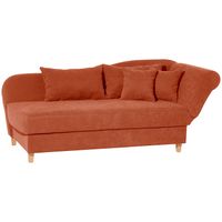 Selma Recamiere mit Armteil rechts klappbar terracotta