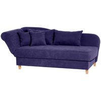 Selma Recamiere mit Armteil links klappbar violett