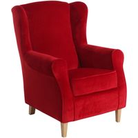 Lorris Ohrenbackensessel rot