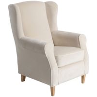 Lorris Ohrenbackensessel creme