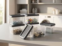 Haushalts und Sortierbox 490ml 4er-Set