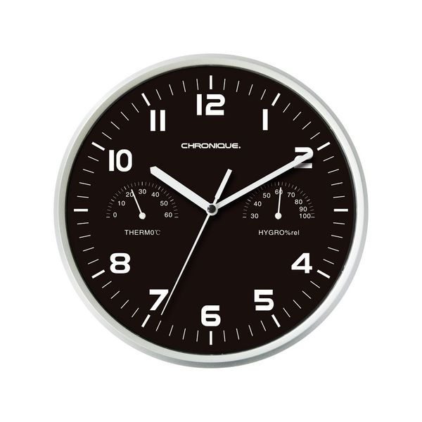 Quarz-Wanduhr - Schwarz