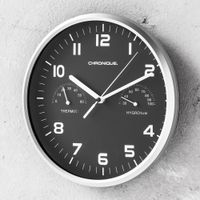 Quarz-Wanduhr - Schwarz