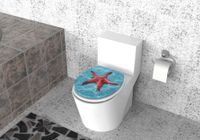 Duschwell MDF WC-Sitz 3D Seestern