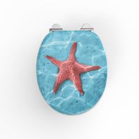 Duschwell MDF WC-Sitz 3D Seestern