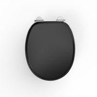 Duschwell MDF WC-Sitz Soft Touch schwarz