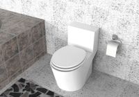 MDF WC-Sitz Soft Touch weiß