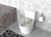 Duschwell Duroplast WC-Sitz Water Printing - Bambus