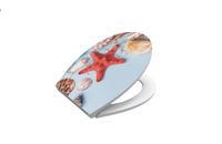 Duschwell Duroplast WC-Sitz Water Printing Muschelnetz