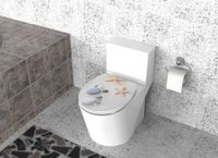 Duschwell Duroplast WC-Sitz Water Printing - Steinabdruck