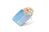 Duschwell Duroplast WC-Sitz Carving Printing Rettungsring