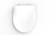Duschwell Duroplast WC-Sitz - Weiß Modern