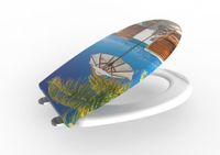 Duschwell Duroplast WC-Sitz mit Motiv  Meeresblick