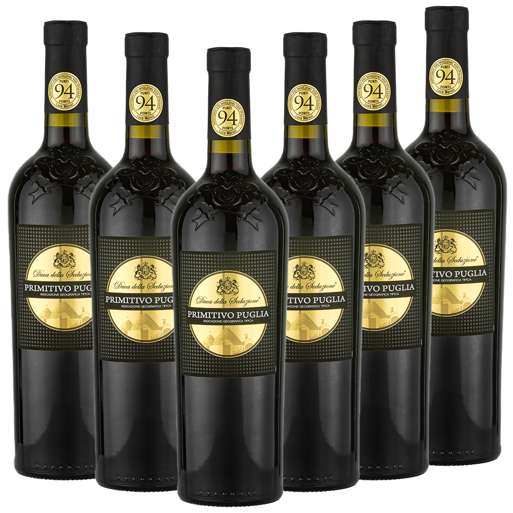 Primitivo Puglia IGT halbtrocken 94 LMP - 6er-Karton