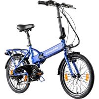 Z101 20 Zoll Elektro Klapprad für Erwachsene 150 - 180 cm 6 Gang E Klappfahrrad E Bike Faltrad