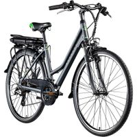 Z802 E Bike Trekkingrad Damen ab 155 cm mit Nabenmotor Pedelec Trekking Fahrrad mit 21 Gang