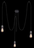 Lighting - OLIVER - Hängeleuchte Metall schwarz, 3x E27