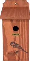 Nistkasten mit Siebdruckmotiv "Kohlmeise"