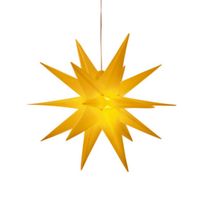 LED 3D-Leuchtstern - Gelb