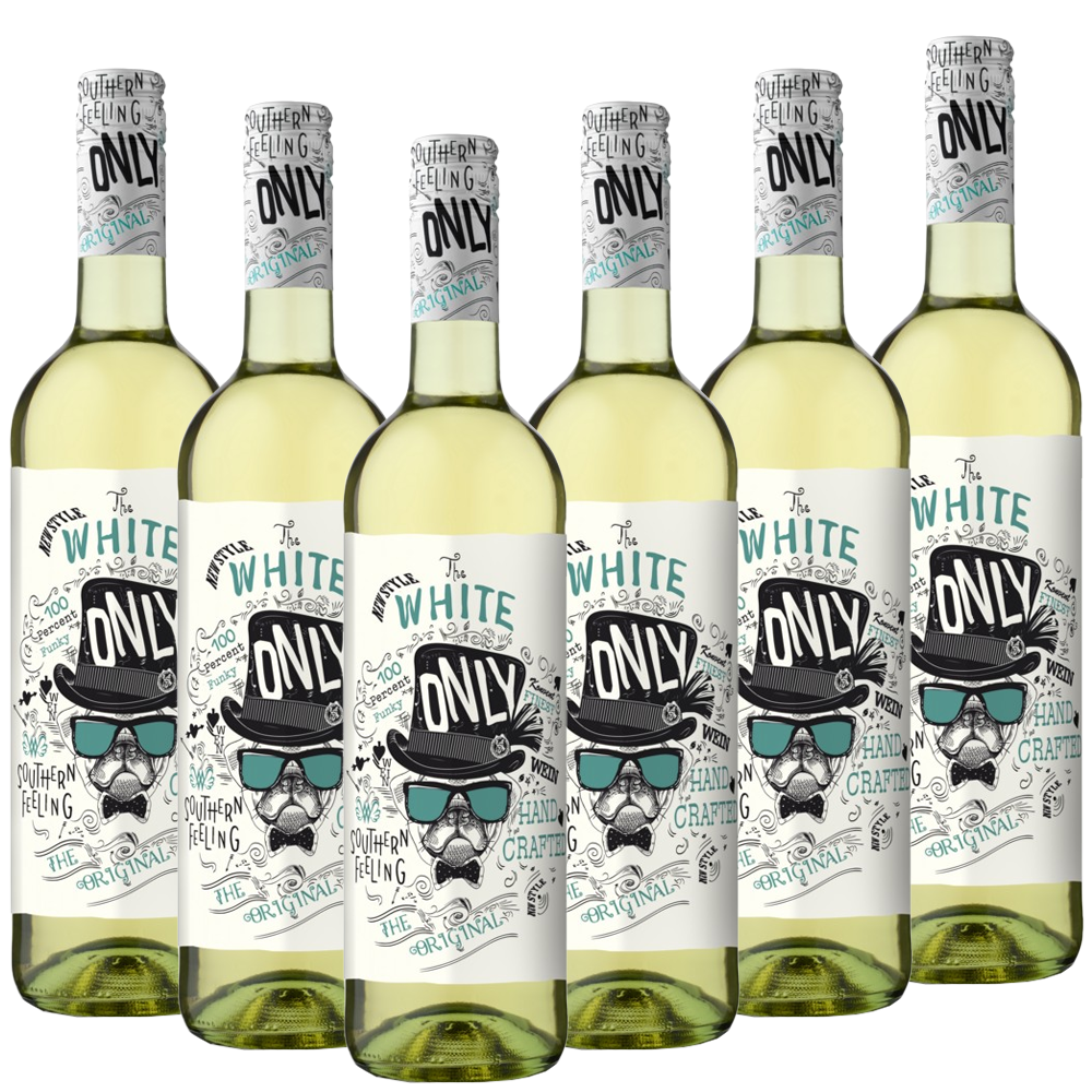 Only White Weißweincuvée 0,75 l - 6er Karton