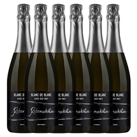 Rebenschätze Blanc de Blanc Cuvée Sekt b. A. brut 0,75L 6er Karton
