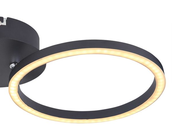 Lighting - KENDY - Deckenleuchte Metall schwarz matt, LED