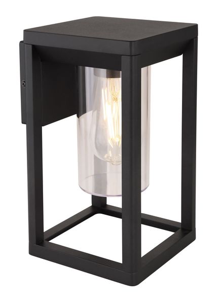 Lighting - CANDELA - Außenleuchte Aluminium Druckguss schwarz matt, 1x E27 LED