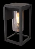 Lighting - CANDELA - Außenleuchte Aluminium Druckguss schwarz matt, 1x E27 LED