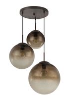 Lighting - VARUS - Hängeleuchte Metall braun, 3x E27