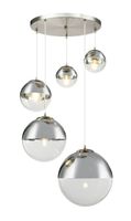Lighting - VARUS - Hängeleuchte Metall Nickel matt, 3x E27