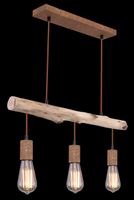 Lighting - JAKOB - Hängeleuchte Metall rostfarben, 3x E27
