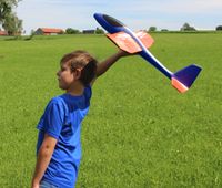 JAMARA Pilo XL Schaumwurfgleiter EPP Tragfläche orange Rumpf blau