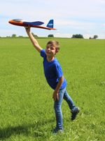 JAMARA Pilo XL Schaumwurfgleiter EPP Tragfläche blau Rumpf orange