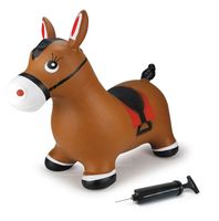 JAMARA Hüpftier Pferd braun mit Pumpe
