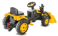 JAMARA Trettraktor mit Frontlader Strong Bull gelb