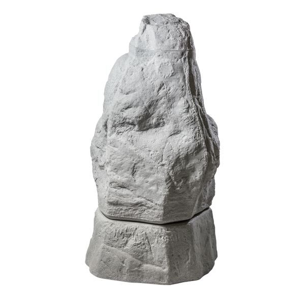 Unterstand für den Dekor-Regenspeicher "Hinkelstein, granitrot