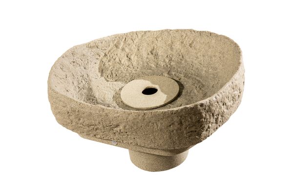 Springbrunnen-Set für den Dekor-Regenspeicher "Hinkelstein", sand