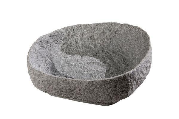 Pflanzschale für den Dekor-Regenspeicher "Hinkelstein", granitgrau