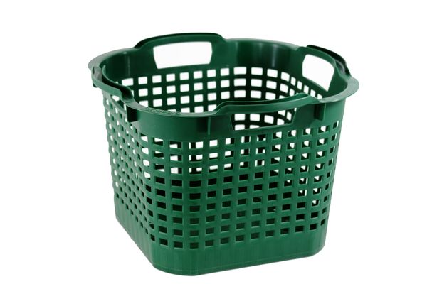 Uni-Korb 25 kg, 3 Stück, drehstapelbar, grün