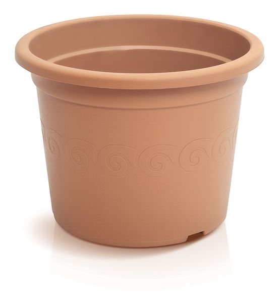 Powertec Garden Pflanztopf "Classic", Rund - Terrakotta