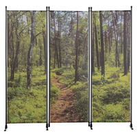 Paravent mit Fotodruck Wald