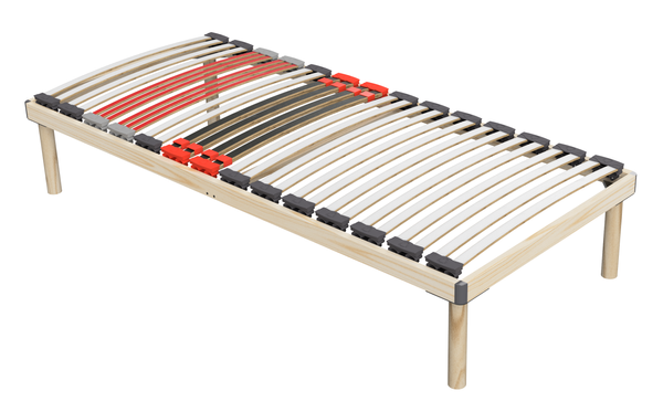 Hochwertiges Bettgestell mit Lattenrost DORADO 90 x 200 cm Massivholz Buche
