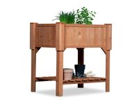 Hochbeet Kräuterbeet mit Pflanzfolie 90 x 60 x 90 cm