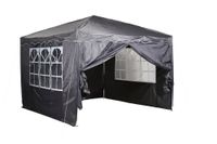 Faltpavillon 3 m x 3 m grau