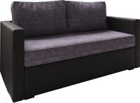 Zweiersofa "Lucasa" Schwarz/Grau