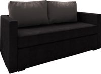Zweiersofa "Laseno" Schwarz