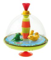 Panoramakreisel Entenfamilie mit Chip im Schaukarton