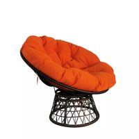 Happy Home Moon Chair Rattansessel Sitzsessel orange/rot